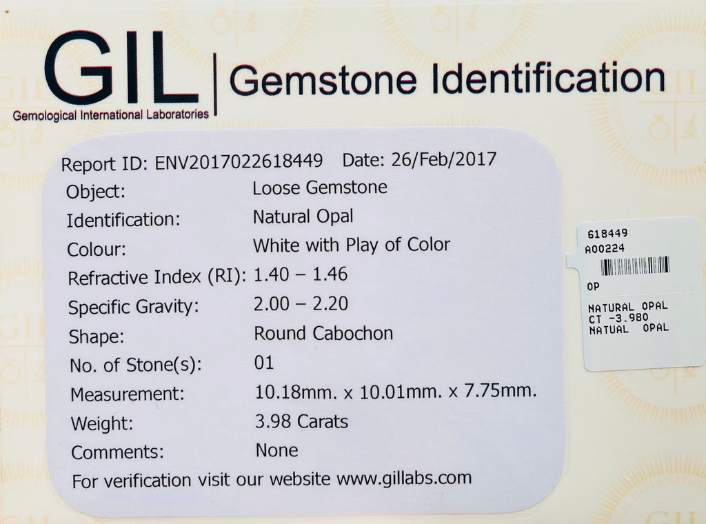 Natural Opal - 3.98 Cts.