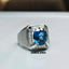 Natural Topaz and Diamond Men Ring