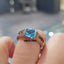 Natural Topaz Men Ring