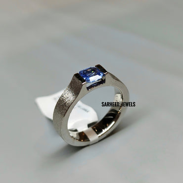 Natural Sapphire Men Ring