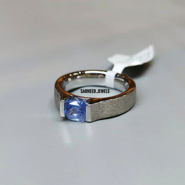 Natural Sapphire Men Ring
