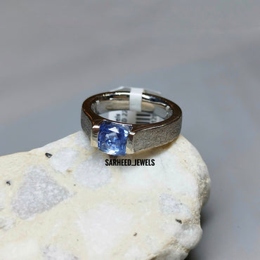Natural Sapphire Men Ring