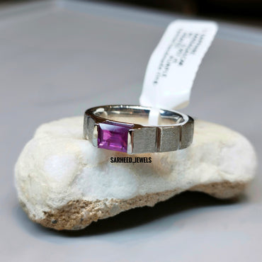 Natural Sapphire Men Ring