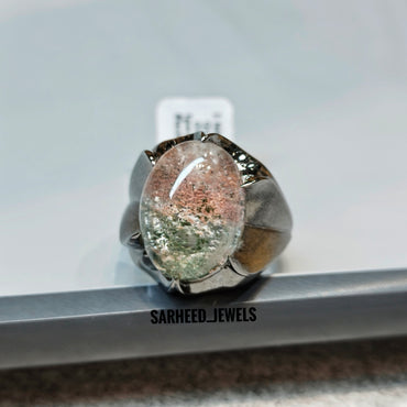 Natural Garden Quartz Men Ring