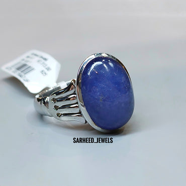 Natural Tanzanite Men Ring