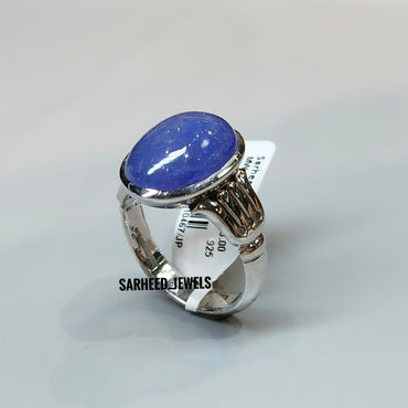 Natural Tanzanite Men Ring