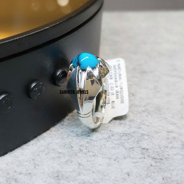 Natural Turquoise Men Ring
