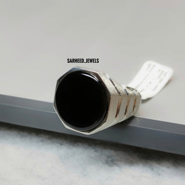 Natural Onyx Men Ring