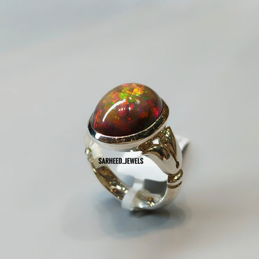 Natural Opal Men Ring