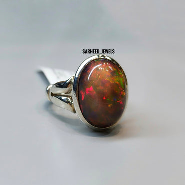 Natural Opal Men Ring