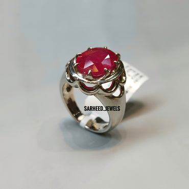 Natural Ruby Men Ring