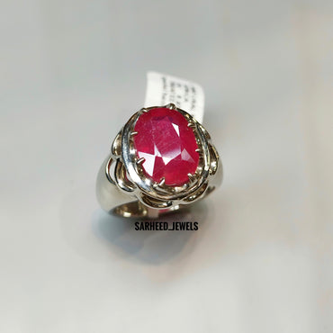 Natural Ruby Men Ring