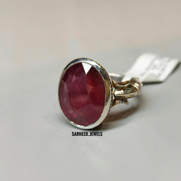 Natural Ruby Men Ring