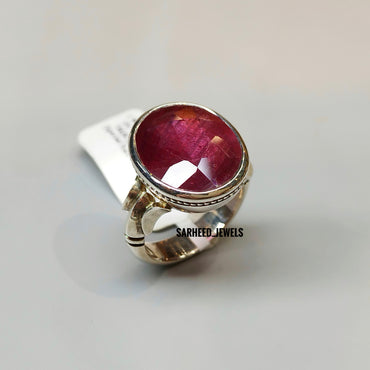 Natural Ruby Men Ring