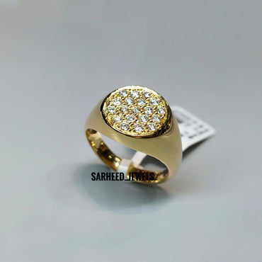 Diamond Gold Men Ring