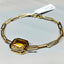 Natural Citrine Gold Bracelet