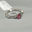 Natural Spinel and Diamond Gold Ring
