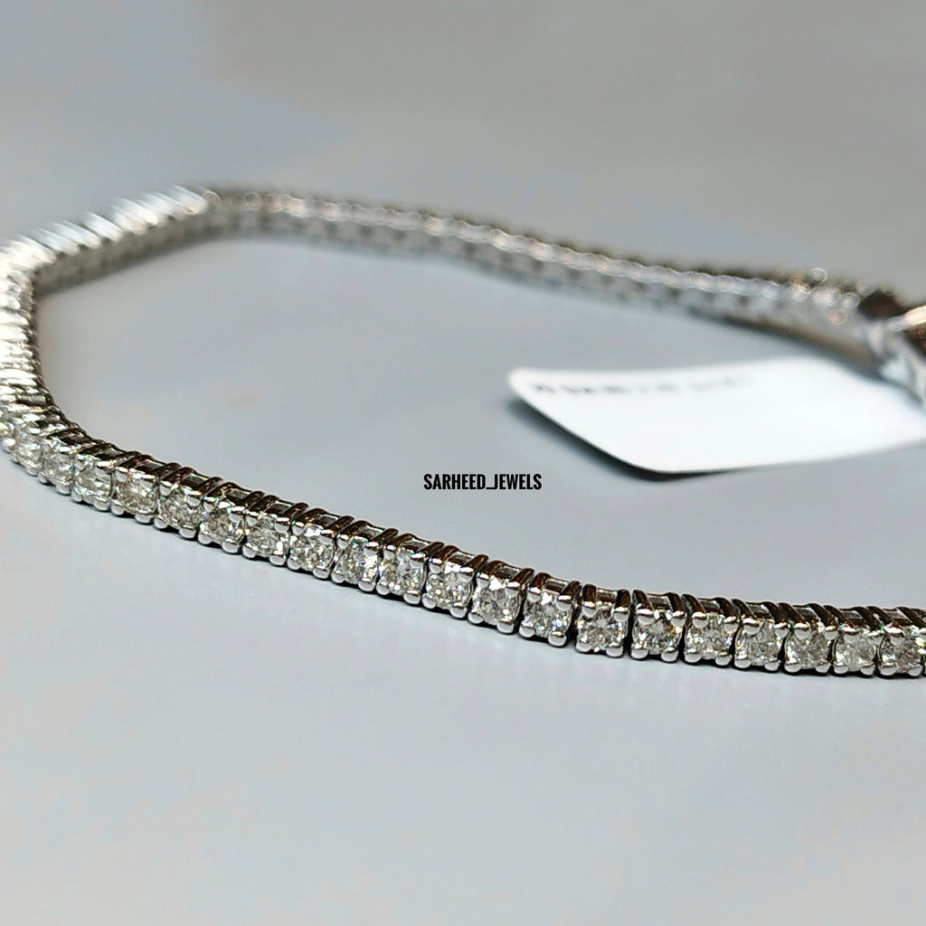 Diamond Tennis Gold Bracelet
