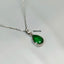 Natural Emerald and Diamond Gold Necklace