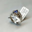Natural Sapphire and Diamond Men Ring