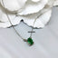 Natural Emerald Gold Necklace