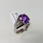 Natural Amethyst Men Ring