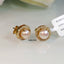 Pearls and Diamond Gold Studs