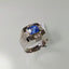 Unheated Sapphire and Diamond Men Ring