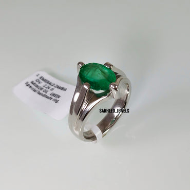 Natural Emerald Men Ring
