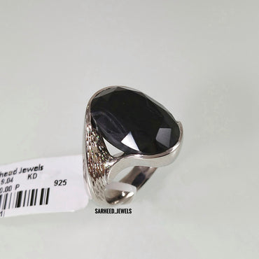 Natural Agate Men Ring