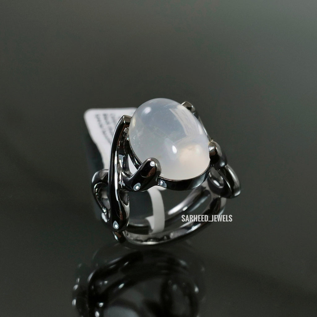 Natural Moonstone Men Ring