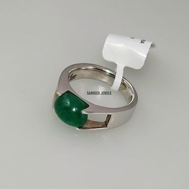 Natural Emerald Men Ring