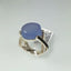 Natural Agate and Cubic Zircon Men Ring