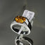 Natural Citrine Men Ring