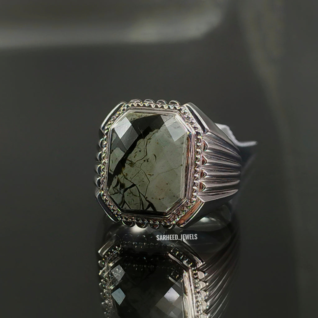 Natural Jasper Men Ring