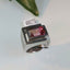 Natural Bi-Color Tourmaline Men Ring