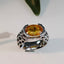 Natural Yellow Sapphire Men Ring