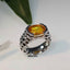 Natural Yellow Sapphire Men Ring