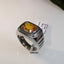 Natural Yellow Sapphire Men Ring