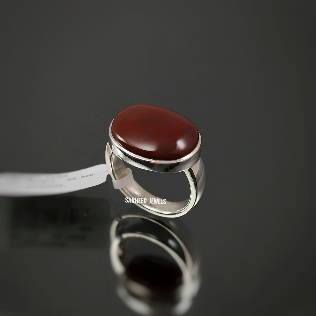 Natural Agate Men Ring
