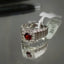 Natural Spinel and Diamond Men Ring