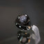 Un-heated Star Sapphire and Blue Diamond Men Ring