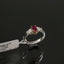 Unheated Ruby and Diamond Two-Tone Gold Ring