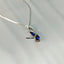 Natural Sapphire and Diamond Gold Necklace