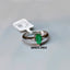 Natural Emerald and Diamond Gold Ring