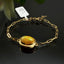 Natural Opal Gold Bracelet
