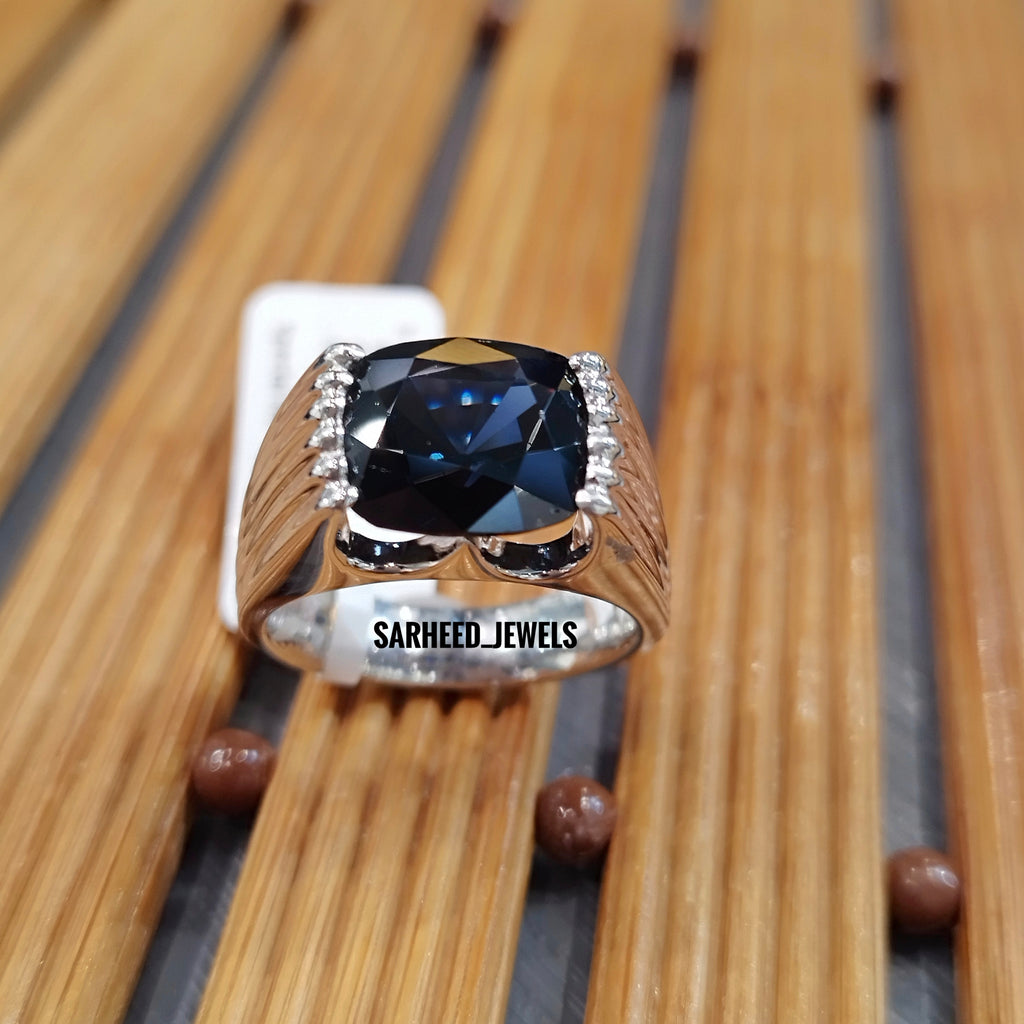 Natural Spinel Men Ring