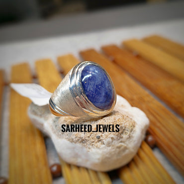 Natural Sapphire Men Ring