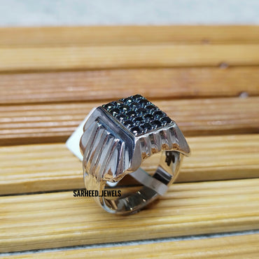 Black Diamond Men Ring