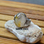 Natural Dendritic Agate and Diamond Men ring